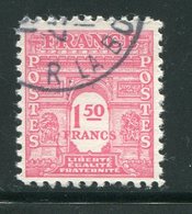 FRANCE- Y&T N°625- Oblitéré - 1944-45 Arc De Triomphe