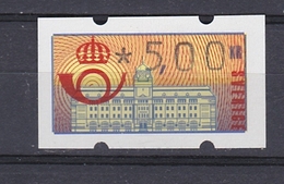 SWEDEN SUEDE SCHWEDEN 1994 PRAGMA FRAMA AUTOMATIC STAMPS AUTOMATPORTO AUTOMATENMARKEN AUTOMAT MÄRKE 5 Kr MNH ATM - Vignette [ATM]