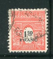 FRANCE- Y&T N°708- Oblitéré - 1944-45 Triomfboog