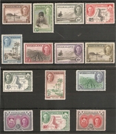 NYASALAND 1945 SET SG 144/157 UNMOUNTED MINT Cat £90 - Nyassaland (1907-1953)