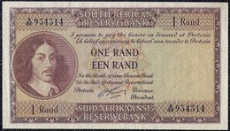 South Africa 1 Rand 1962 XF First Line Banknote - Suráfrica