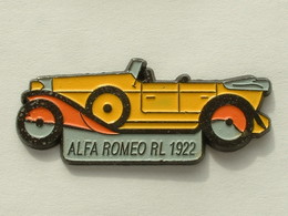 PIN'S ALFA ROMEO RL 1992 - JAUNE - Alfa Romeo