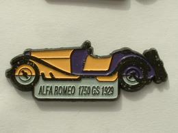 PIN'S ALFA ROMEO 1750 GS 1929 - JAUNE - Alfa Romeo