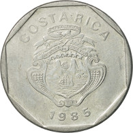 Monnaie, Costa Rica, 10 Colones, 1985, TTB, Stainless Steel, KM:215.2 - Costa Rica