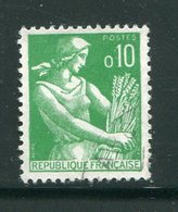 FRANCE- Y&T N°1231- Oblitéré - 1957-1959 Moissonneuse