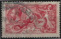 Grande Bretagne George V N°154 Rouge Carminé Oblitéré Superbe - Used Stamps