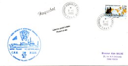 FRANCE. Enveloppe Commémorative De 1989. L'Astrolabe En Terre Adélie. Oblitération De La Terre Adélie. - Poolshepen & Ijsbrekers