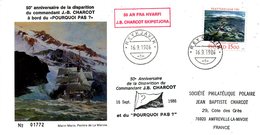 ISLANDE. Enveloppe Commémorative De 1986. Charcot/Pourquoi Pas?. - Explorateurs & Célébrités Polaires