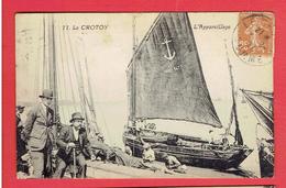 LE CROTOY 1927 L APPAREILLAGE CARTE EN BON ETAT - Le Crotoy