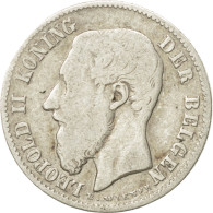 Monnaie, Belgique, Leopold II, 50 Centimes, 1898, TB+, Argent, KM:27 - 50 Cents