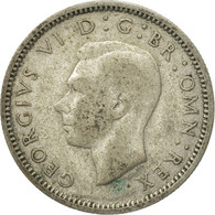 Monnaie, Grande-Bretagne, George VI, 6 Pence, 1938, B+, Argent, KM:852 - H. 6 Pence