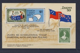 SAMOA ZEAPEX-DRAPEAUX  BLOC 1980 YVERT N°B22 NEUF MNH** - Francobolli