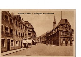 Wittlich A. Mosel - Marktplatz Mit NeustraBe. 7369. Animé. Rathaus Apotheke. CPA En Très Bon état. - Wittlich