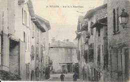 Tullins - Rue De La République - Papeterie J. Bernard - Carte N° 36 - Tullins