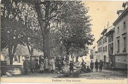 Tullins - Place D'Armes - Librairie Papeterie E. May - Carte Animée (enfants) - Tullins