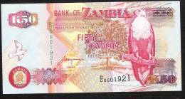 ZAMBIA  P37b  50 KWACHA   1992 UNC. - Sambia