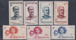 Madagascar N° 309 / 15 XX Partie De Série Courante, Les 7 Valeurs Sans Charnière,  T - Nuevos