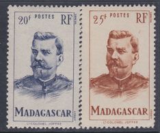 Madagascar N° 317 / 18 XX Partie De Série Courante, Les 2 Valeurs Sans Charnière,  T17 - Unused Stamps