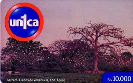 TARJETA TELEFONICA DE VENEZUELA, PREPAGO. UNI1-0780, Garcero. Llanos De Venezuela, Edo. Apure. (158) - Venezuela