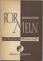 Formeln Für Technik Und Wissenschaft 1948 - Verlag Colloquium - 80 Seiten - Técnico