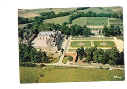 Cpm - 44 -  Haute-Goulaine - Vue Aérienne - Château De Goulaine - Dessin Floral Blason - Tour - Haute-Goulaine