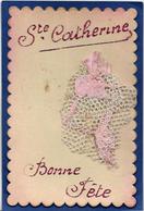 CPA Bonnet Sainte Catherine Tissu Dentelle Non Circulé - Saint-Catherine's Day