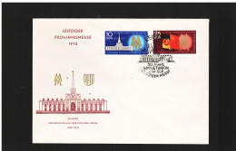 Germania Est-ddr /1972 Fdc LEIPZIGER FRUHJAHRMESSE - 1971-1980