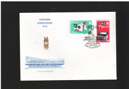 Germania Est-ddr /1972 Fdc LEIPZIGER HERBSTMESSE - 1971-1980