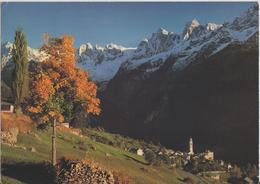 Soglio Mit Sciora- Und Bondascagruppe - Photo: C. Filli - Soglio