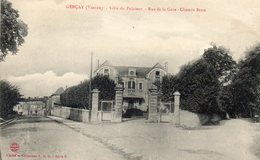 CPA - GENCAY (86) -Aspect De La Villa Du Palateau Au Carrefour De La Rue De La Gare Et Du Chemin Brun Au Début Du Siècle - Gencay