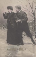 Sports - Neige - Fantaisie Couple Amoureux - Patinage Sur Glace - Mode - 1906 - Pattinaggio Artistico