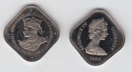 Guernsey Proof Coin Ten Shillings 10/- Dated 1966 - Guernesey