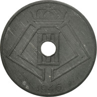 Monnaie, Belgique, 25 Centimes, 1946, TB, Zinc, KM:131 - 10 Cent & 25 Cent