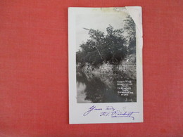 RPPC  By Miintzer----   - - Indiana > Evansville    Barren River  Paper Residue Top Right Corner  Ref 3045 - Evansville