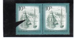 PLF363 ÖSTERREICH 1973 Michl 1433  PLATTENFEHLER RISS Im SEGEL** Postfrisch SIEHE ABBILDUNG - Errors & Oddities