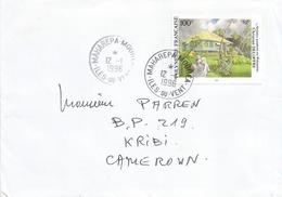 French Polynesie 1996 Maharepa Moorea Painting Cover - Brieven En Documenten