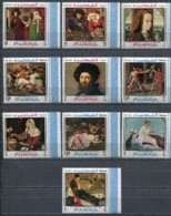 FUJEIRA Peinture: Painting, Impressionnistes Michel 224/33** MNH. Courbet - Manet - Velazquez - Goya - David - Whistler - Impresionismo