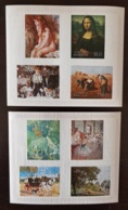 BHOUTAN Peinture: Painting, Impressionnistes. Renoir Vinci Millet Rousseau Manet Gauguin Degas Etc.. Yvert BF 43/44. MNH - Impressionisme