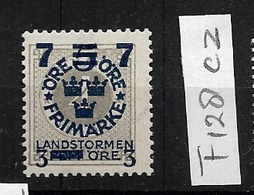 1918 MNH Sweden, Landstrom III: Watermark KPV - Ongebruikt