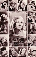 ACTRESS GRETA GARBO - EXPRESSIONS - PHOTO POSTCARD - ED. BONNIST AMSTERDAM - 1920'S-1930'S - Entertainers