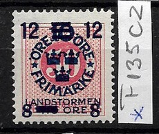1918 MH Sweden, Landstrom III: Watermark KPV - Ungebraucht