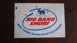 AUTOCOLLANTS  LES SCHTROUMPFS  BIG BANG SMURF - Schtroumpfs, Les