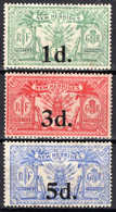 Nouvelles Hébrides - 1924 - Idole Indigène - Legende  Anglaise  - N° 77 à 79 - Neuf * / MLH - Unused Stamps