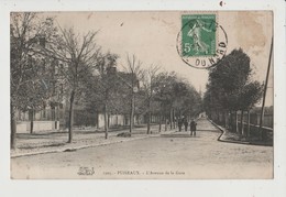 CPA - PUISEAUX - L'Avenue De La Gare - Puiseaux