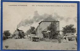 CPA Puy De Dôme Auvergne La Font De L'arbre Train Chemin De Fer Tramway Non Circulé - Other & Unclassified