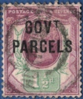 Geart Britain 1887 1½d Govt Parcels Cancelled - Service