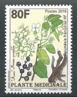 Polynésie Française 2016 - Plante Médicinale - Unused Stamps