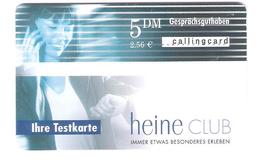 Germany - Callingcard - Prepaid Card - Heine Club - DeTeCardService - GSM, Cartes Prepayées & Recharges