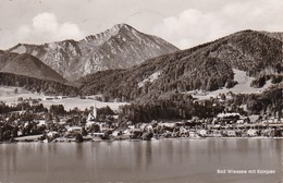 AK Bad Wiessee Mit Kampen - Werbestempel Wintersportplatz Bad Wiessee - 1955 (36170) - Bad Wiessee