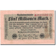 Billet, Allemagne, 5 Millionen Mark, 1923, 1923-08-20, KM:105, TB - 5 Miljoen Mark